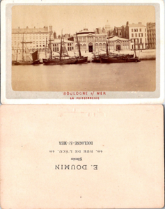 France Boulogne Sur Mer La Poissonnerie Vintage Cdv Albumen Carte De Visite Ebay