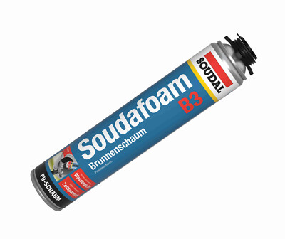 Soudal Soudafoam Gun Brunnenschaum B3 Pistolenschaum Schachtschaum  750ml
