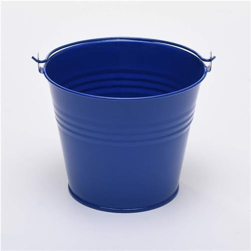 FIVE 10cm 4" METAL BUCKETS pots pails tins herb planter sweet tree flower plant - Picture 12 of 33
