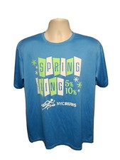 Nyc Runs Spring Fling 5k 10k Run Adult Blue XL Jersey