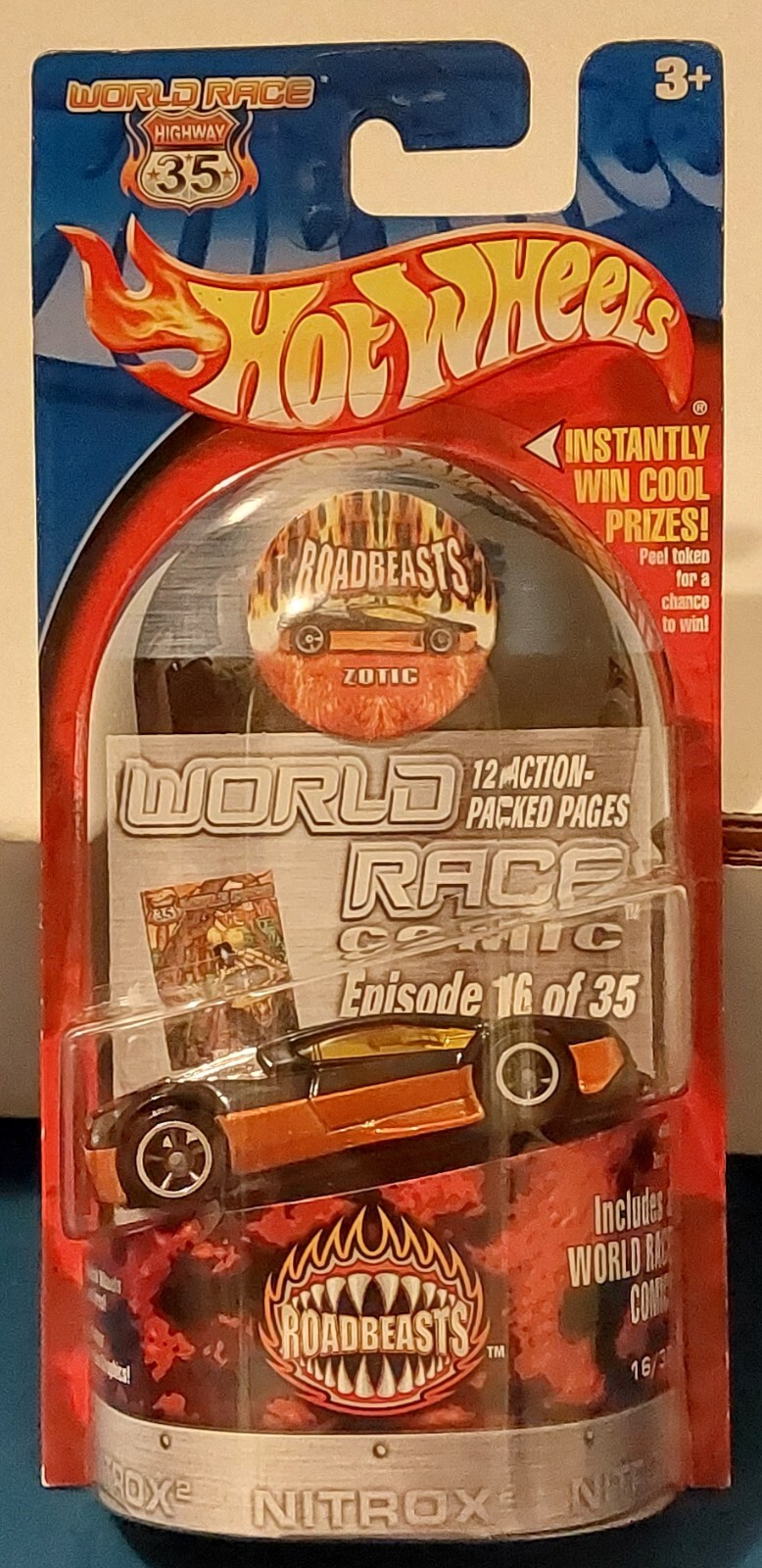 Hot Wheels 2002 World Race Highway 35 RoadBeasts Nitrox Zotic 16/35