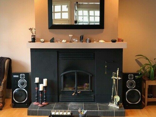 Custom Made Matte Black Speaker Stands for Yamaha NS-1000M Speakers Free Ship!