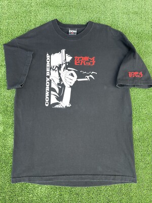 Vintage Y2K Anime Spike Spiegel 2000 ODM Cowboy Bebop Shirt