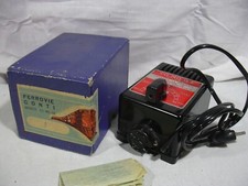 CONTI CO.MO.GE. HO H0 '50 TRASFORMATORE IN BACHELITE BAKELITE CON ISTRUZIONI W/B