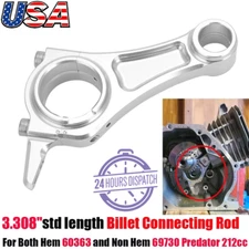 Billet Aluminum Connecting Rod (3.308"Std) For Predator 212cc 69730 60363 Cart