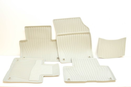 VOLVO XC90 MK2 Rubber Floor Blond Mats Set LHD 32338451 NEW GENUINE - Picture 1 of 8