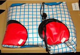 Vintage Nintendo Power Pad Game Pad Floor Mat NES Untested 1988