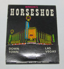 VINTAGE Matchbook Binion's Horseshoe Hotel & Casino Las Vegas Nevada NV — photo 1