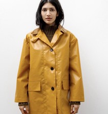 Mhl Margaret Howell Ochre Raincoat Xs New