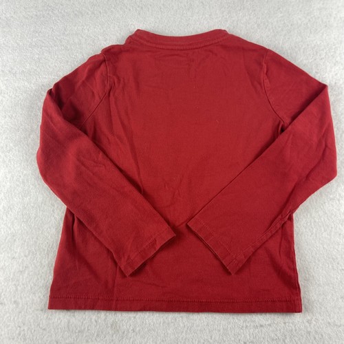Gap Kids Disney Shirt Kids XS Red Mickey & Friends Crew Neck Long Sleeve Cartoon - Picture 13 of 13