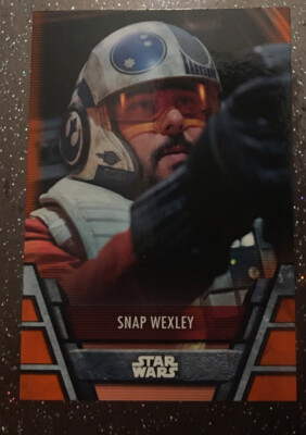 2020 Topps Star Wars Holocron Orange Parallel #RES-30 Snap Wexley #24/99