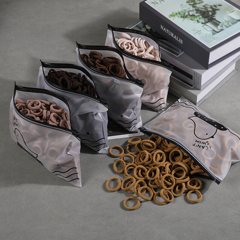 100PCS Colorful Hair Ropes for Baby Girls Elastic Hairbands Hair Accessories