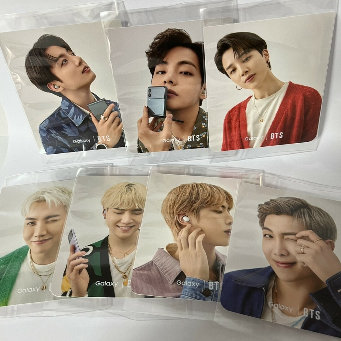 BTS SAMSUNG Galaxy Z 3 Flip Official Photo card RM JUNGKOOK V