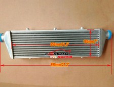 27x7x2 Fmic Universal Aluminum Turbo Intercooler 2.25 Inletoutlet Tube Fin
