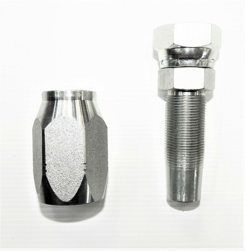 JIC Hydraulic Field Attachable/Reusable 2 Wire Fittings -Straight -Various Size - Picture 10 of 22
