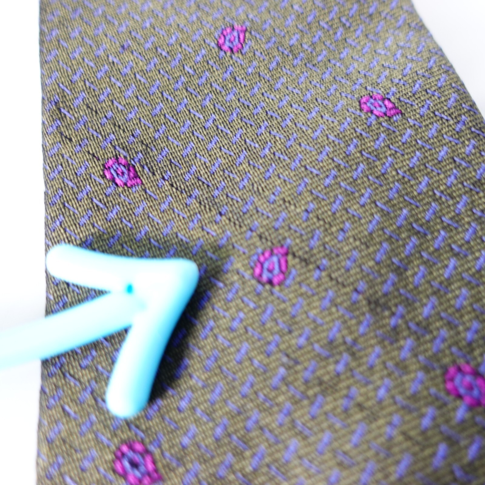 Neck Tie Solid Mens Silk Simple Solid Woven Dress… - image 7