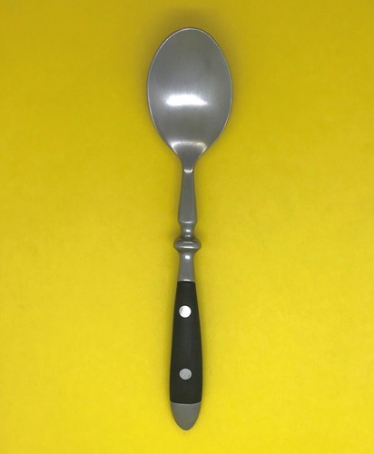 HAMPTON SILVERSMITHS BISTRO BLACK STAINLESS FLATWARE 2 RIVETS PLASTIC HDL CHOICE - Picture 11 of 11