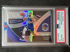 2021 Panini Prizm STEPHEN CURRY #14 Silver Prizm Dominance PSA 10 Gem Mt