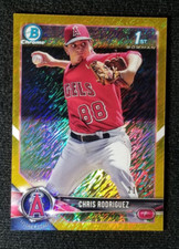 2018 Bowman Chrome Prospects Gold Shimmer Refractor /50 Chris Rodriguez #BCP108
