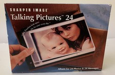 Sharper Image Talking Pictures 24 Album for 24 Photos  24 Messages Brand New 