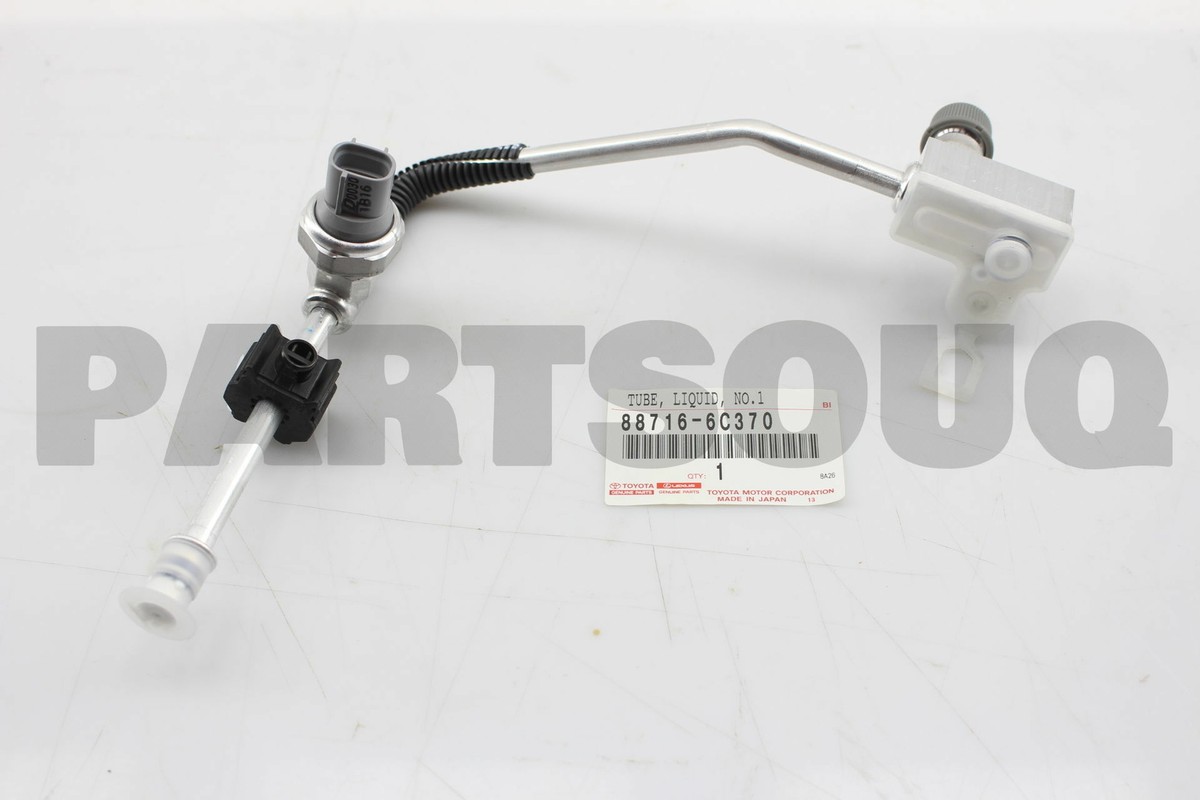 887166C370 Genuine Toyota PIPE, COOLER REFRIGERANT LIQUID, B 88716 
