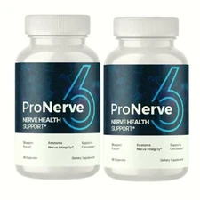 2-Pack ProNerve 6 to Support Nerve Functions & Relief Pro Nerve 6 (120 Capsules)