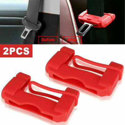 Universal Car Seat Belt Silicone Protector Anti-collision Protective Buckle Cove Universal Car Seat Belt Silicone Protector Anti-collision Protective Buckle Cove