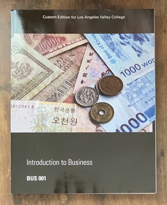 Introduction to Business Textbook & Pearson MyLab Access Code - BUS 001 - 2019