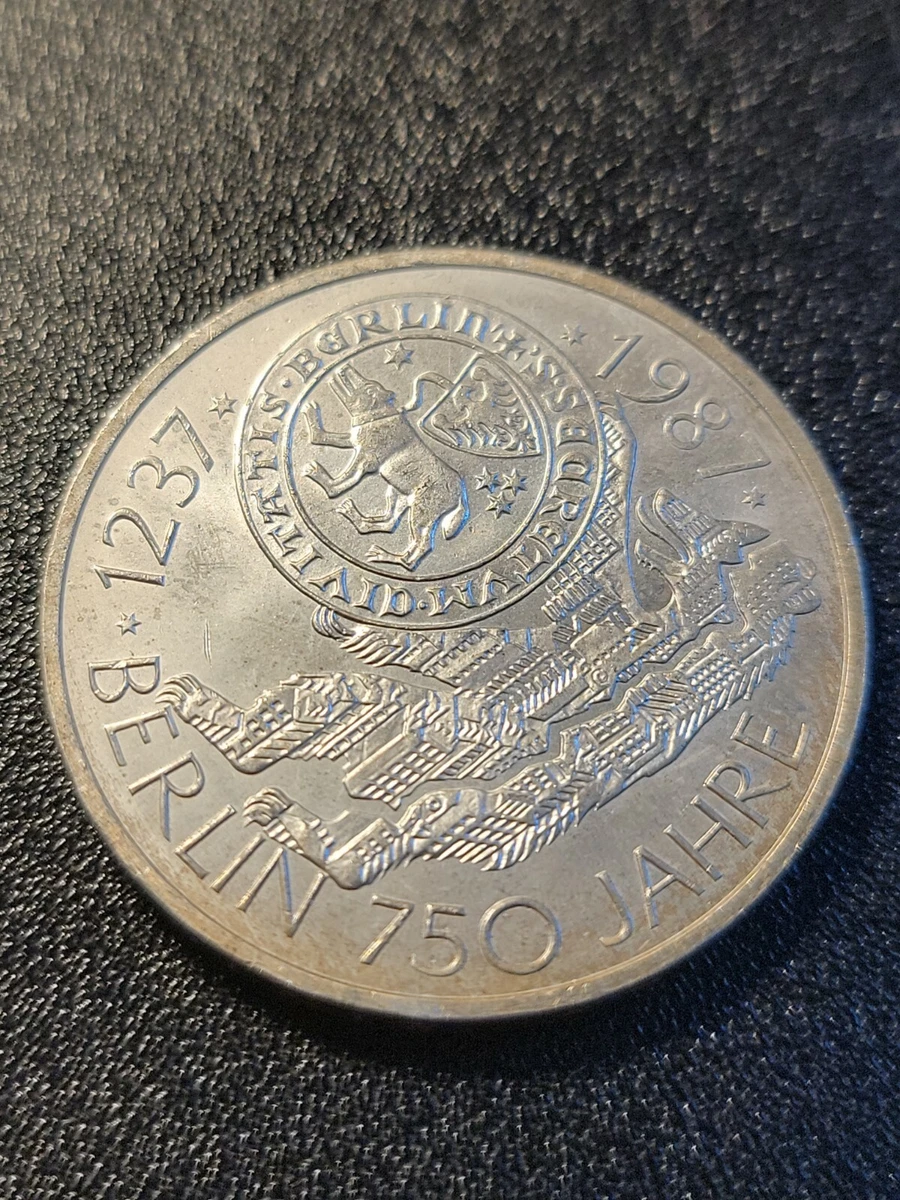 1987 ドイツ　硬貨 西ドイツ 銀貨 – 10マルク 1987年 – ベルリン750周年 – 西ドイツ記念