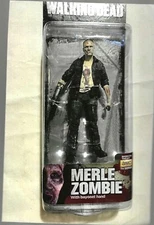 ACTION FIGURE Walking Dead Merle Zombie factory sealed in original box