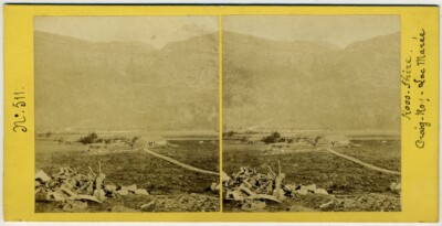 Stereo Wilson Circa 1870. Craig Roy, Loch Maree. Schottland.