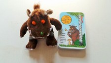 THE GRUFFALO CUDDLY TOY AND GIANT SNAP CARDS IN TIN