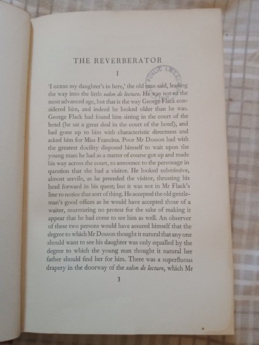 The Reverberator By Henry James 1949 Vintage Hardback Book - Picture 5 of 8