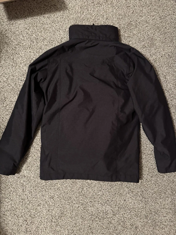 Men’s Small Hoodless Black/Gray Columbia Interchange Fleece Jacket - Image 2 of 4