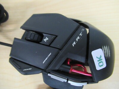 Mad Catz R.A.T. 3 Gaming Maus RAT 3 Optischer Sensor 3500DPI matt schwarz