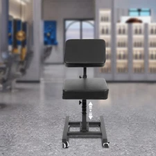 Hair Chair 180?? Adjustable Chair Multiple Use Chair with Universal Wheels US!!