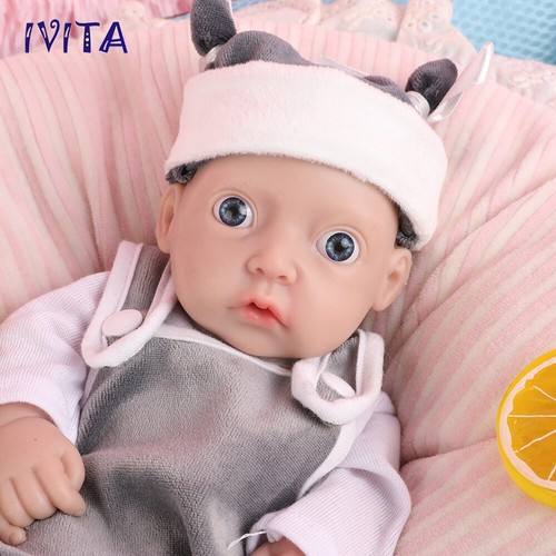 11" Handmade Soft Realistic Silicone Reborn Baby Doll Waterproof Boys Xmas Gift - Picture 12 of 12