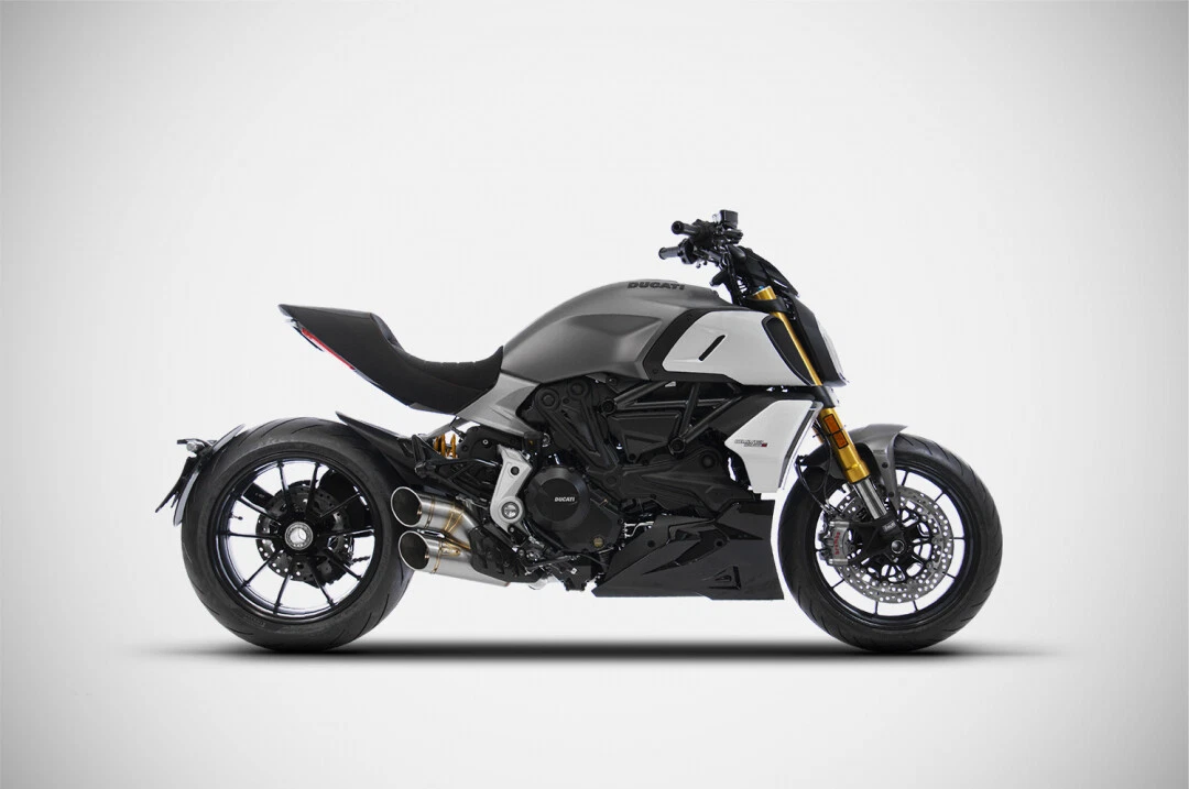 Ducati Diavel 1260 S 2019 2021 Zard Exhaust 2 1 2 Kit Slip On