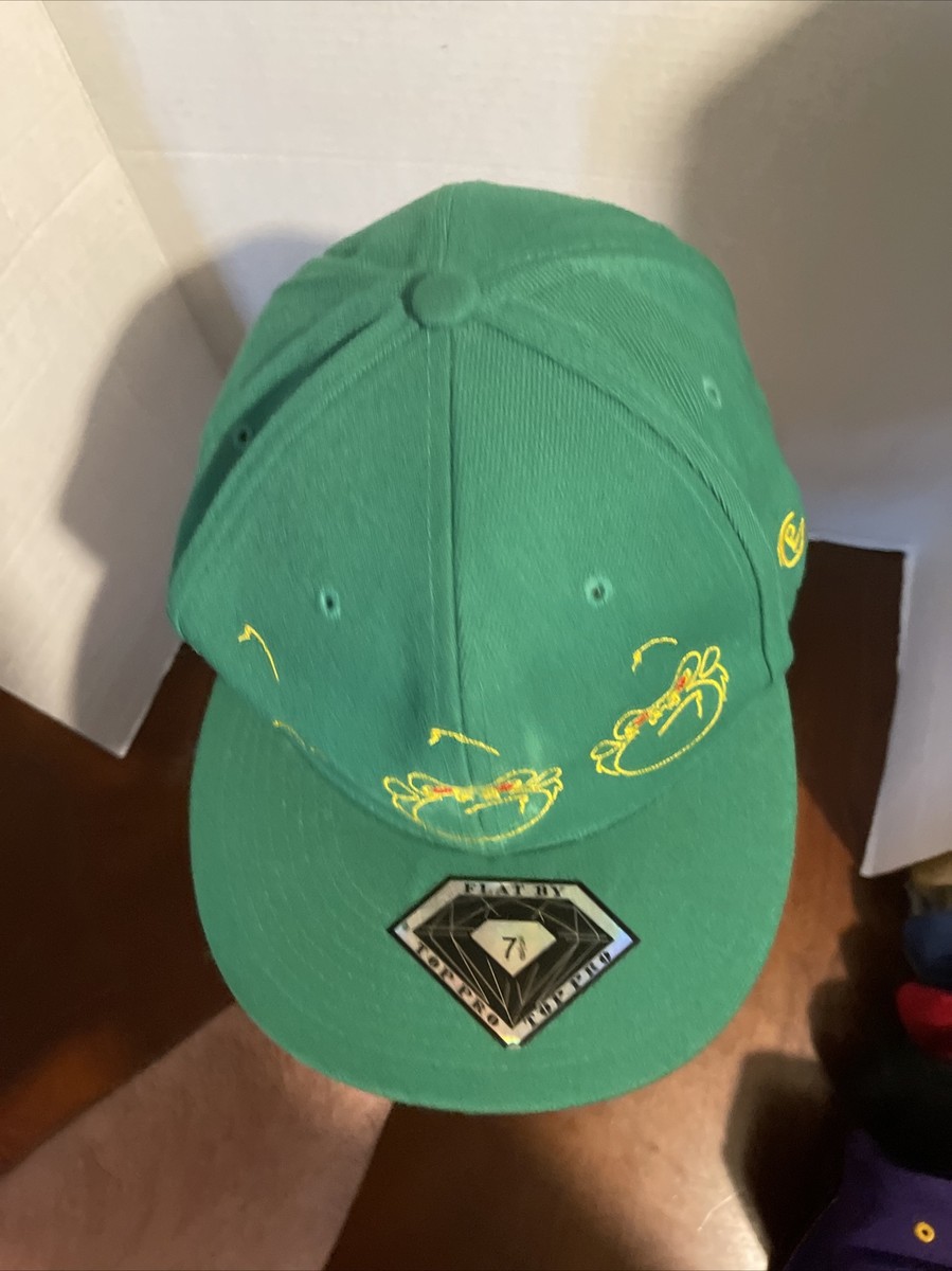 flat cap by top pro 7 5/8 Planet Grapes, Green Monkey | eBay