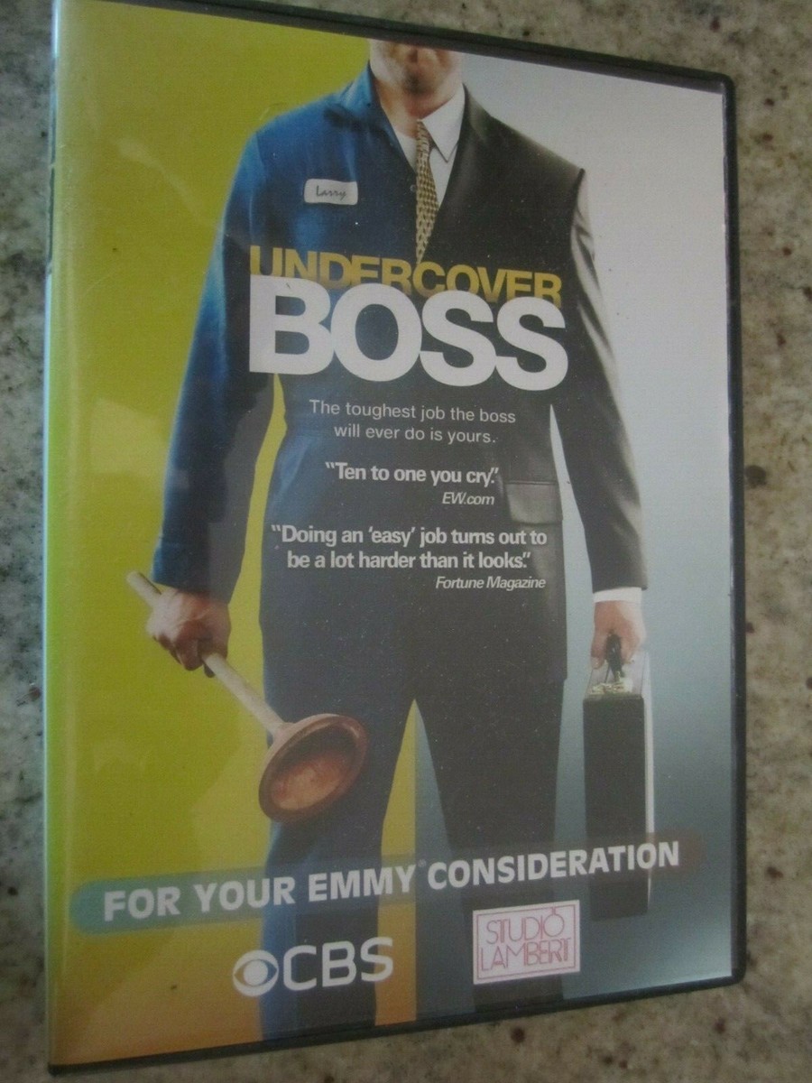 UNDERCOVER BOSS ~ Reality TV Show ~ Emmy DVD 1episode