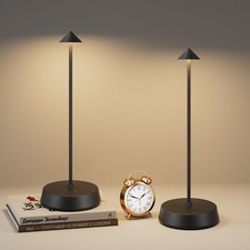 Cordless Table Lamps Rechargeable, 6000mAh LED Battery Operated Desk Lamp, Po...