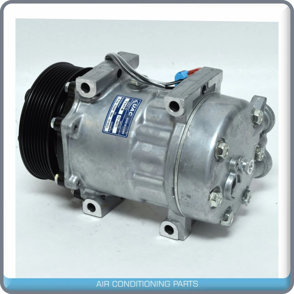 Compresor de aire acondicionado para Chevrolet C6500 Kodiak, C7500 Kodiak, C8500 / GMC C6500... QU Foto 3 de 4