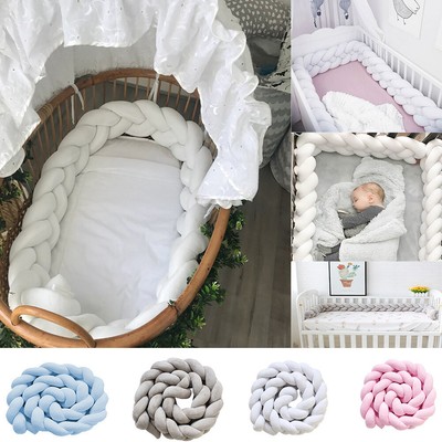 chunky knit crib bumper