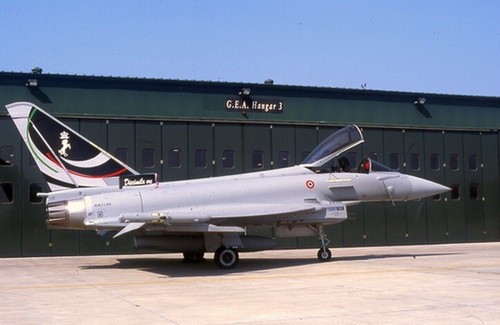 original 35 mm Slide aircraf italian Ef2000 mm 7299 spec color sept09