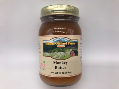 Hillside Orchard Farms Monkey Butter 18oz Jar