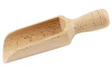 Wooden Scoop 5.5 Inches Natural Beech Wood Scoop for Flour Bath Salt Sugar Ce...