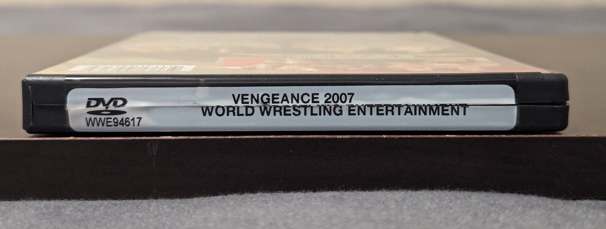 WWE Vengeance 2007 DVD w/ Blockbuster Exclusive Bonus Disc