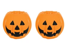 Inflatable Jack-O-Lantern Pumpkin Cooler Set 2 Halloween Party Drinks Ice Chest