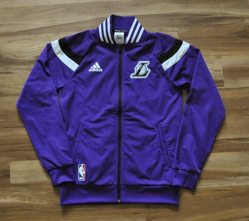 LOS ANGELES LAKERS ADIDAS PURPLE WARMUP 