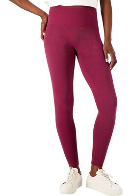 Breezies Seamless Cotton Legging Zinfandel